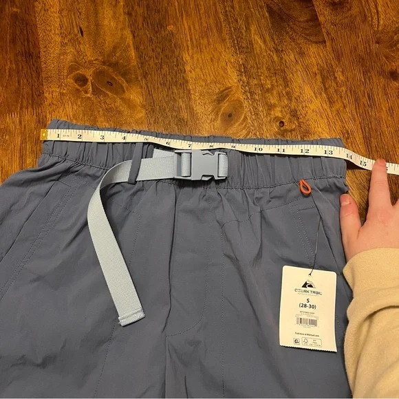 NWT Ozark Trail Men’s Hiking Athletic Shorts 6” Small Blue Grey Workout Swim - Picture 5 of 12
